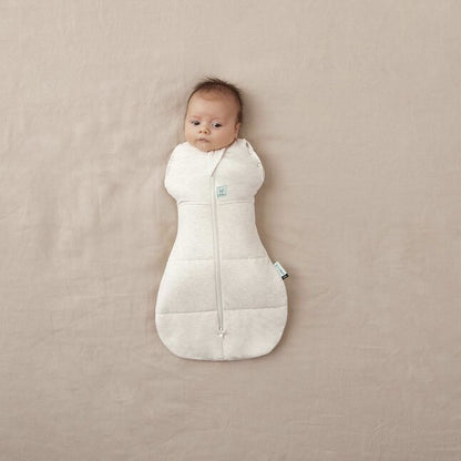 Ergopouch Sac d'emmaillotage/Sac de couchage Cocoon Winter Oatmeal Marle 6-12 mois