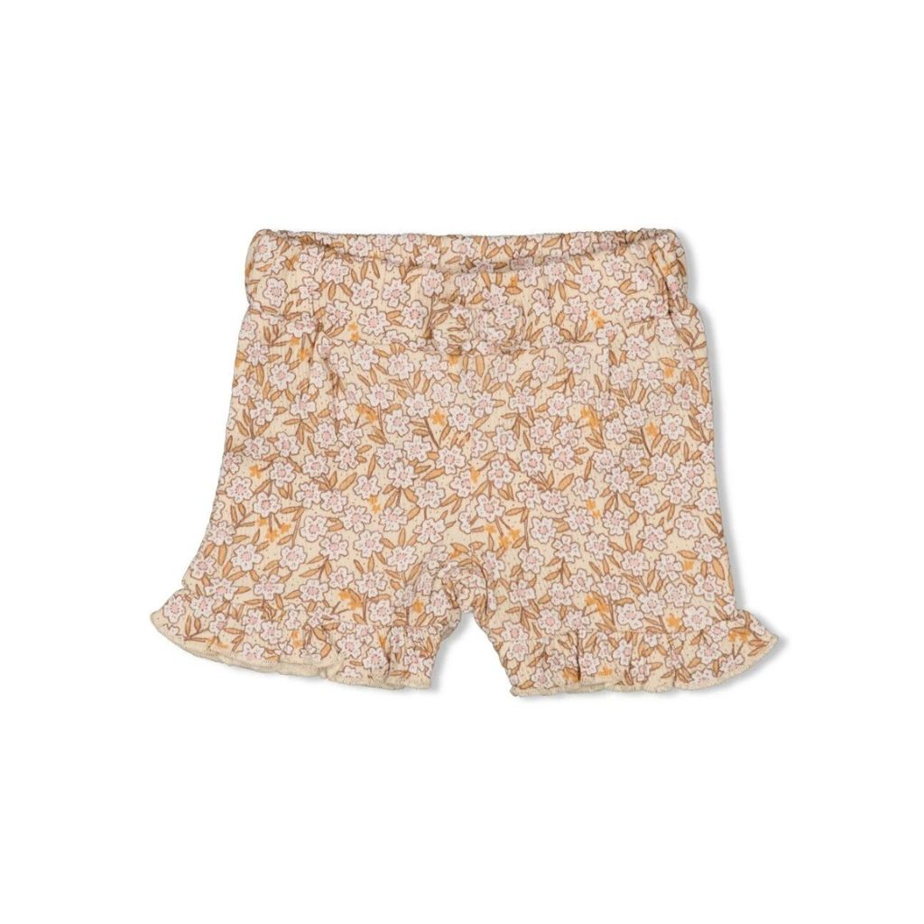 Feetje Short AOP - Flower Field m 62 Cream Meisjes