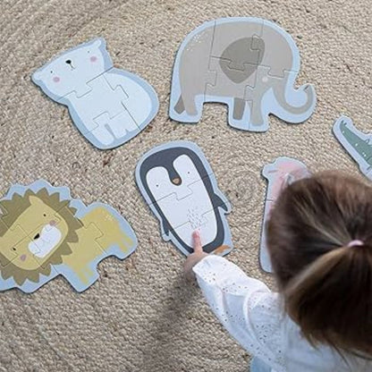 Little Dutch Puzzel 6-in-1 Dierentuin