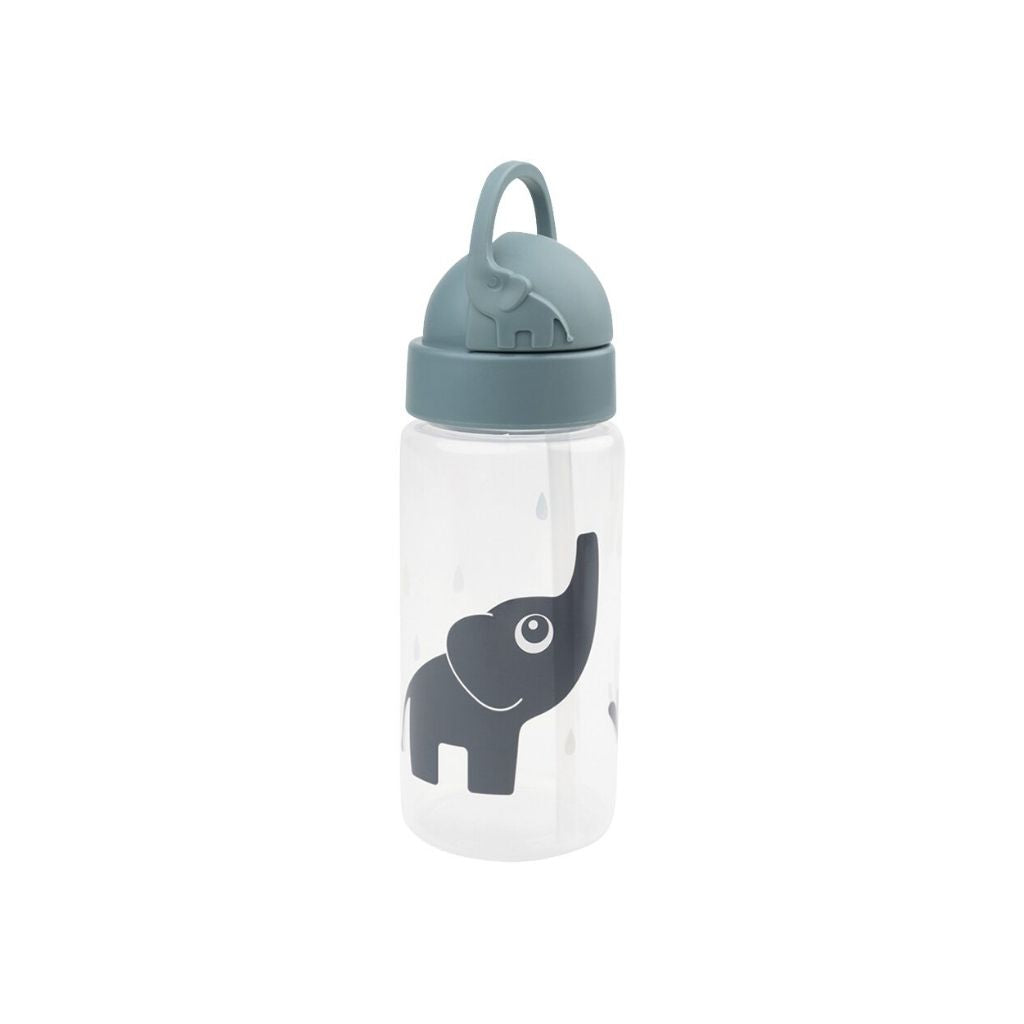 Done by Deer Drinkfles met rietje Elphee blauw