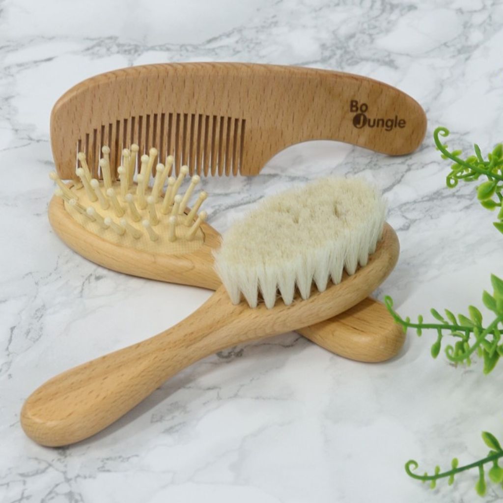 BoJungle Brosse de soin pour bébé - 3 pièces