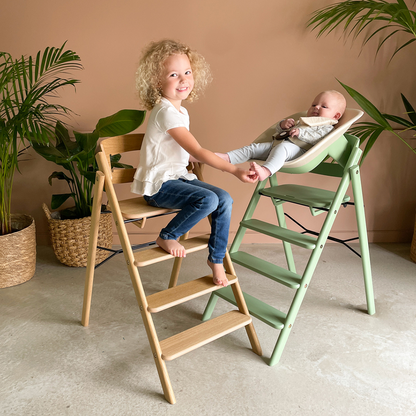 KAOS Zitje voor eetstoel Newborn Klapp groen