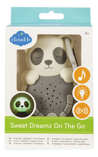 Cloud-B Veilleuse musicale Sweet Dreamz On the Go™ Chouette Gray