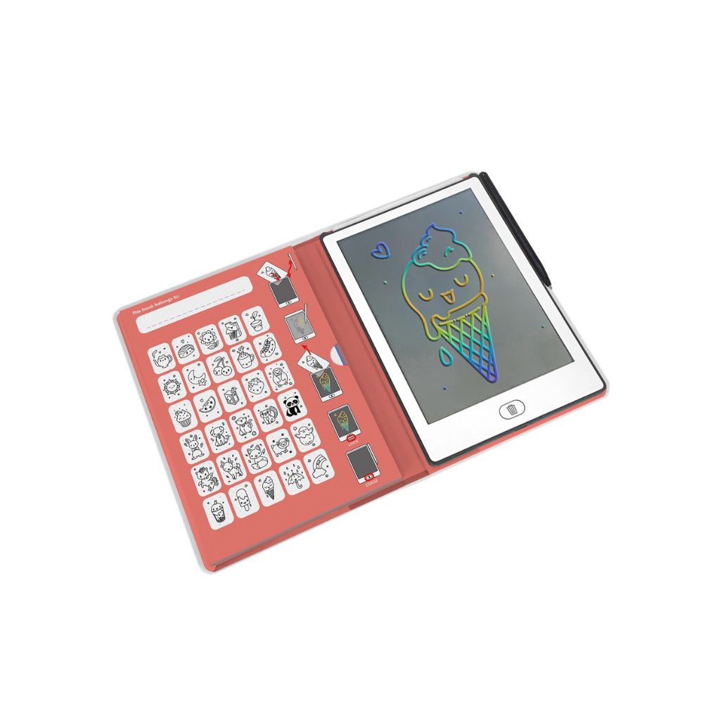 Kiddywolf Tekenboek Kidydraw Mini - Kawai
