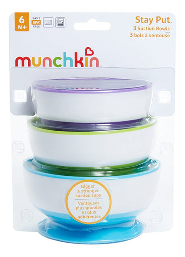 Munchkin Bol avec ventouse - 3 pièces