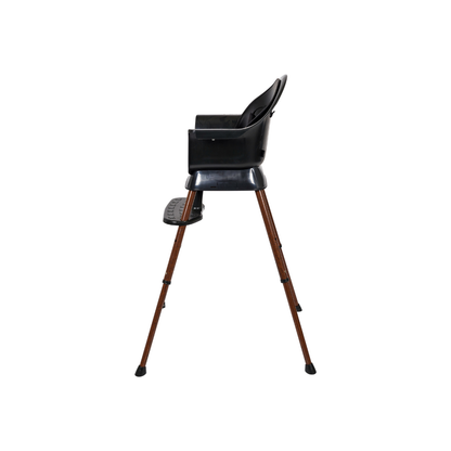 Quax Eetstoel evolutief Ultimo 3 Luxe Black/Walnut