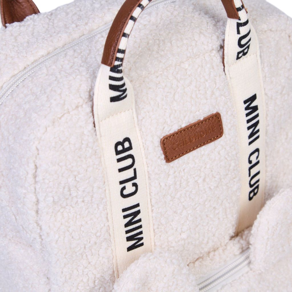 Childhome Sac à dos Mini Club Teddy Ecru