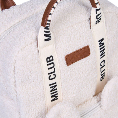 Childhome Sac à dos Mini Club Teddy Ecru