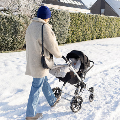 Bemini Wikkelcape Biside universeel Winter grijs