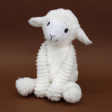 Les Déglingos Peluche Olou mouton Maman et Bébé blanc Ptipotos