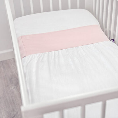 Fedde&Kees Drap pour lit Nunki Dusty Pink/blanc Lg 60 x L 120 cm