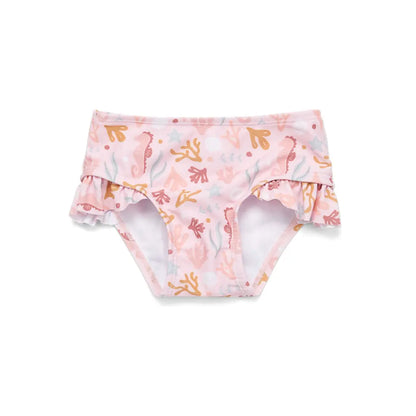 Little Dutch Zwembroekje ruches Ocean Dreams , m74/80, Roze, Meisjes