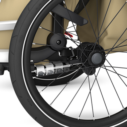 Thule Remorque de vélo Chariot Cross simple Faded Khaki