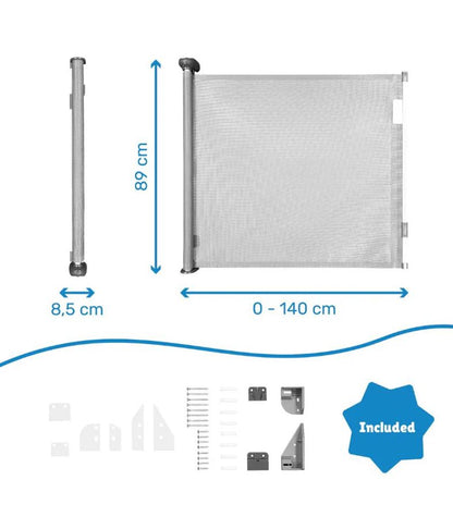 Badabulle Barrière retractable Safe & Roll