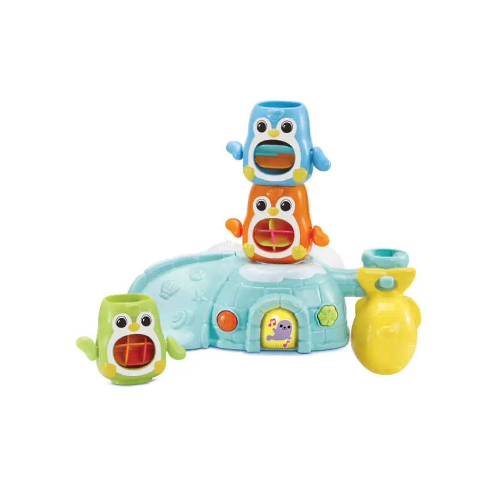 VTech Jouet de bain Pingouins à empiler