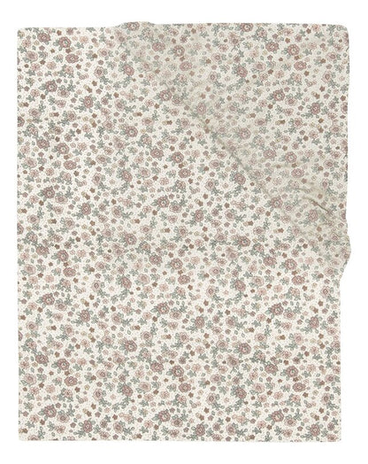 Jollein Drap-housse pour berceau Retro Flowers Lg 50 x L 90 cm