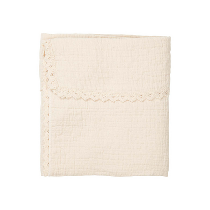 Koeka Deken voor wieg lace Elba 100 x 75 cm