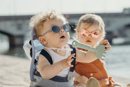 Ki ET LA Lunettes de soleil Ours'on bleu/gris argenté 1-2 ans