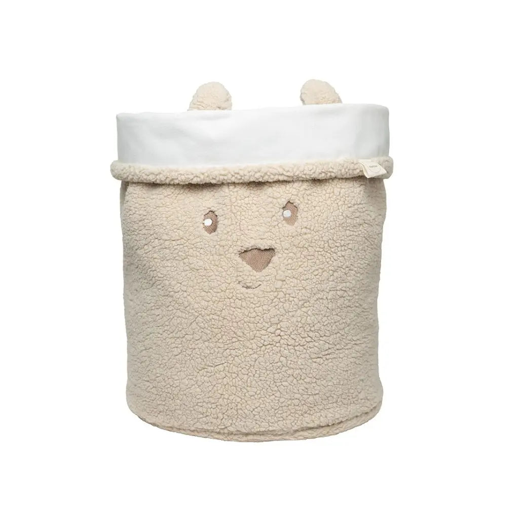 Pericles Panier de rangement grand Bear Creme