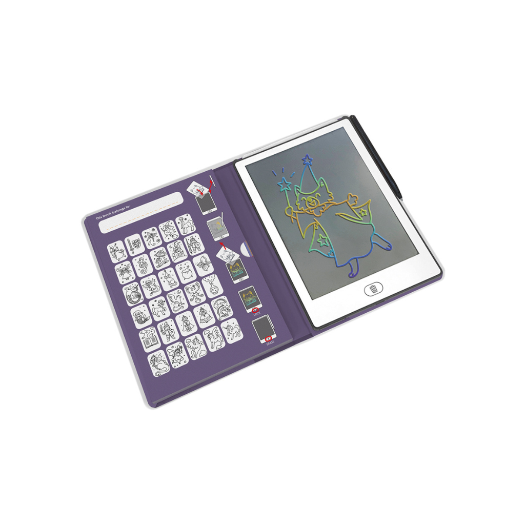 Kidywolf Tablette à dessin avec écran LCD Kidydraw - Il était une fois