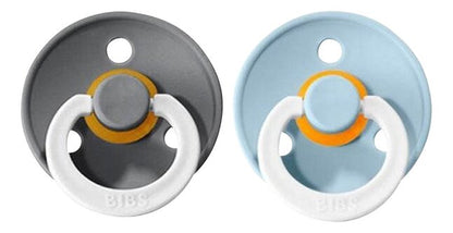 Bibs Fopspeen + 0 maanden Iron/Baby Blue