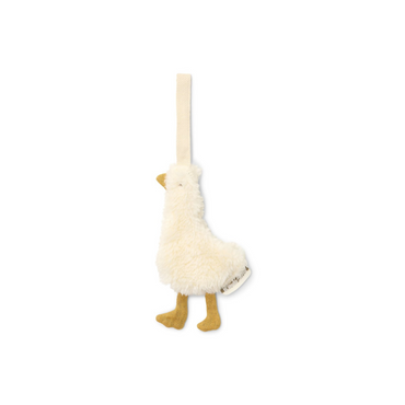 Little Dutch Chiffon pour sucette Newborn Naturals Little Goose Blanc