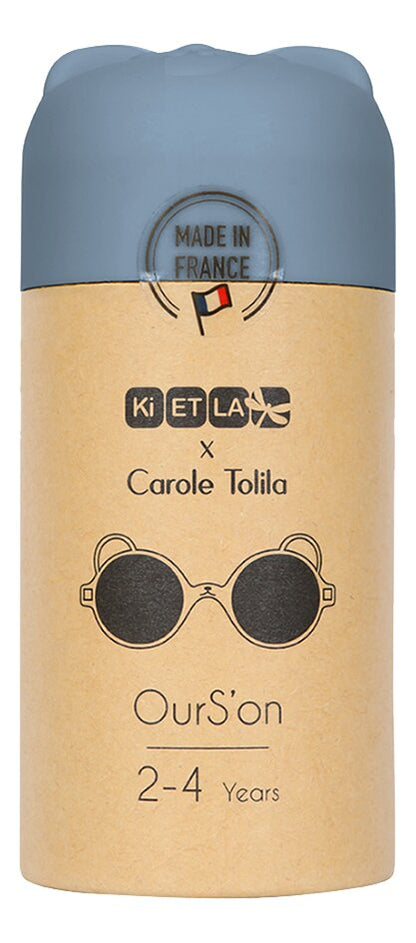 Ki ET LA Lunettes de soleil Ours'on bleu/gris argenté 1-2 ans