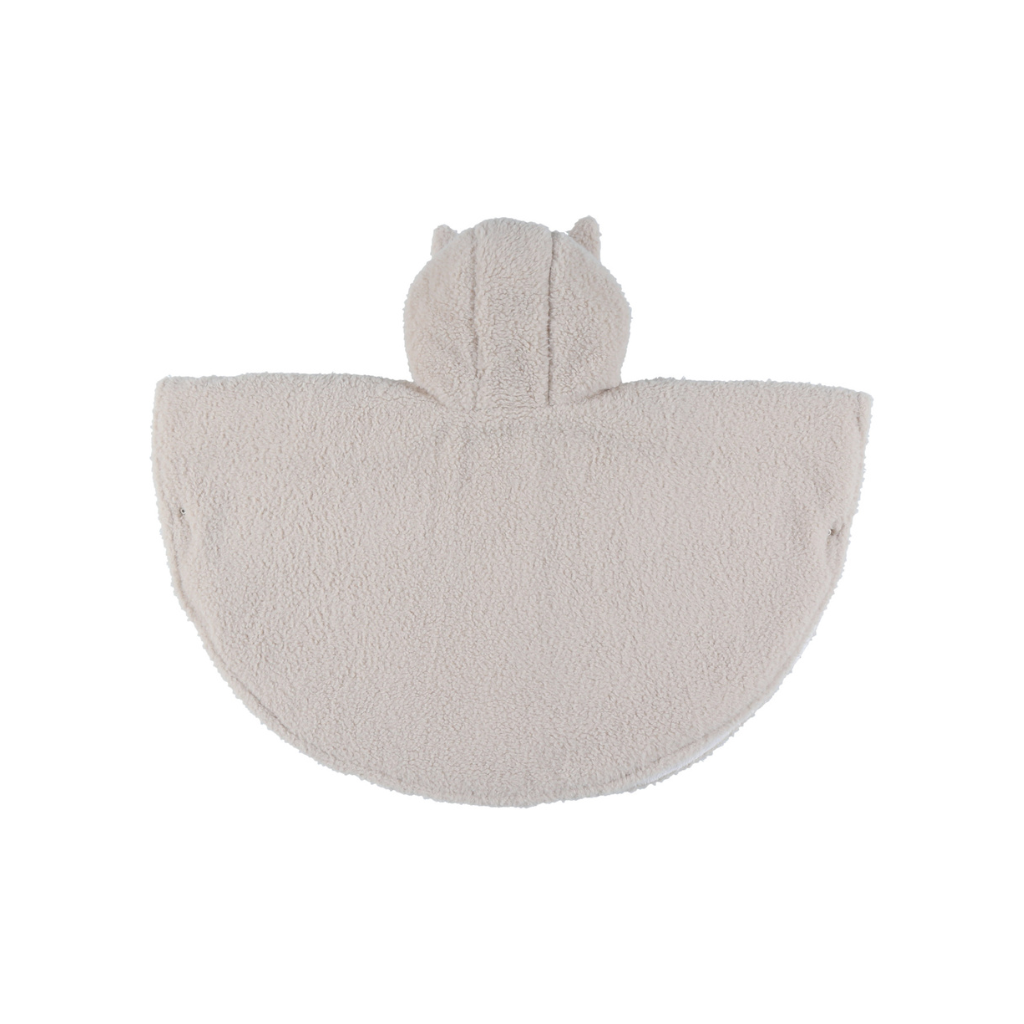 Noukie’s Poncho en Groloudoux® beige 6-12M