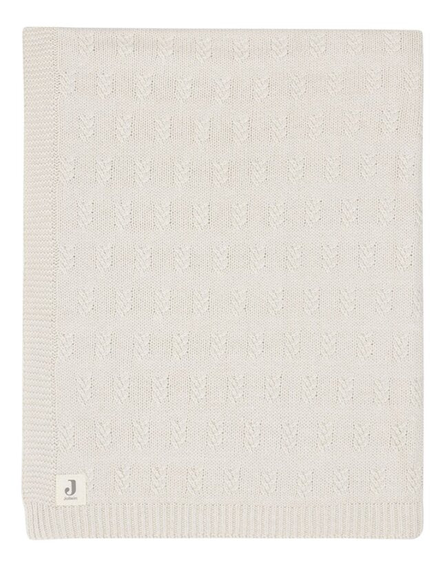 Jollein Deken voor bed Grain Knit Oatmeal