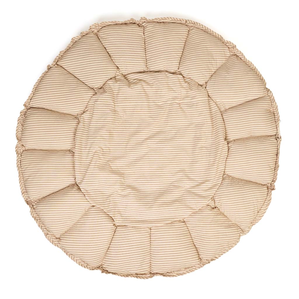 Stripes brown organic babymat