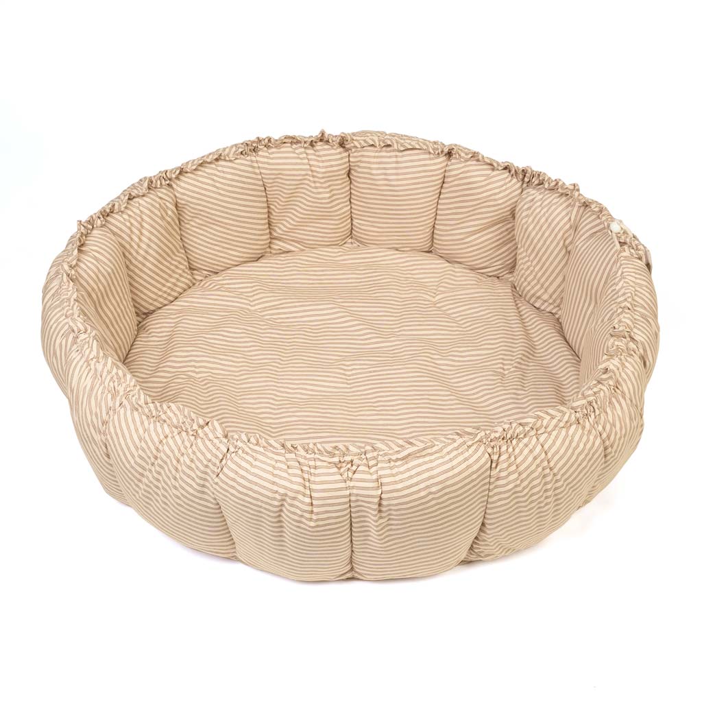 Stripes brown organic babymat