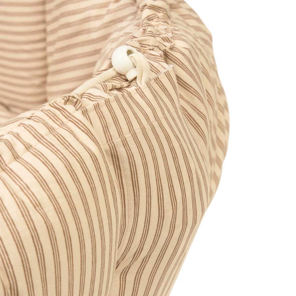Stripes brown organic babymat