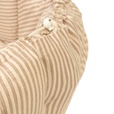Stripes brown organic babymat