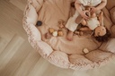 Stripes brown organic babymat