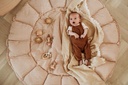 Stripes brown organic babymat