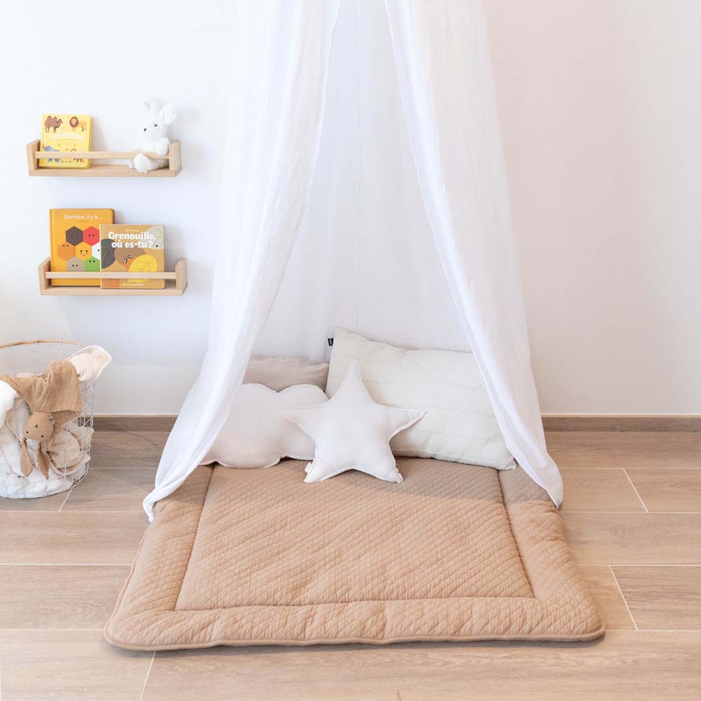 parklegger 75x95cm quilted Beige
