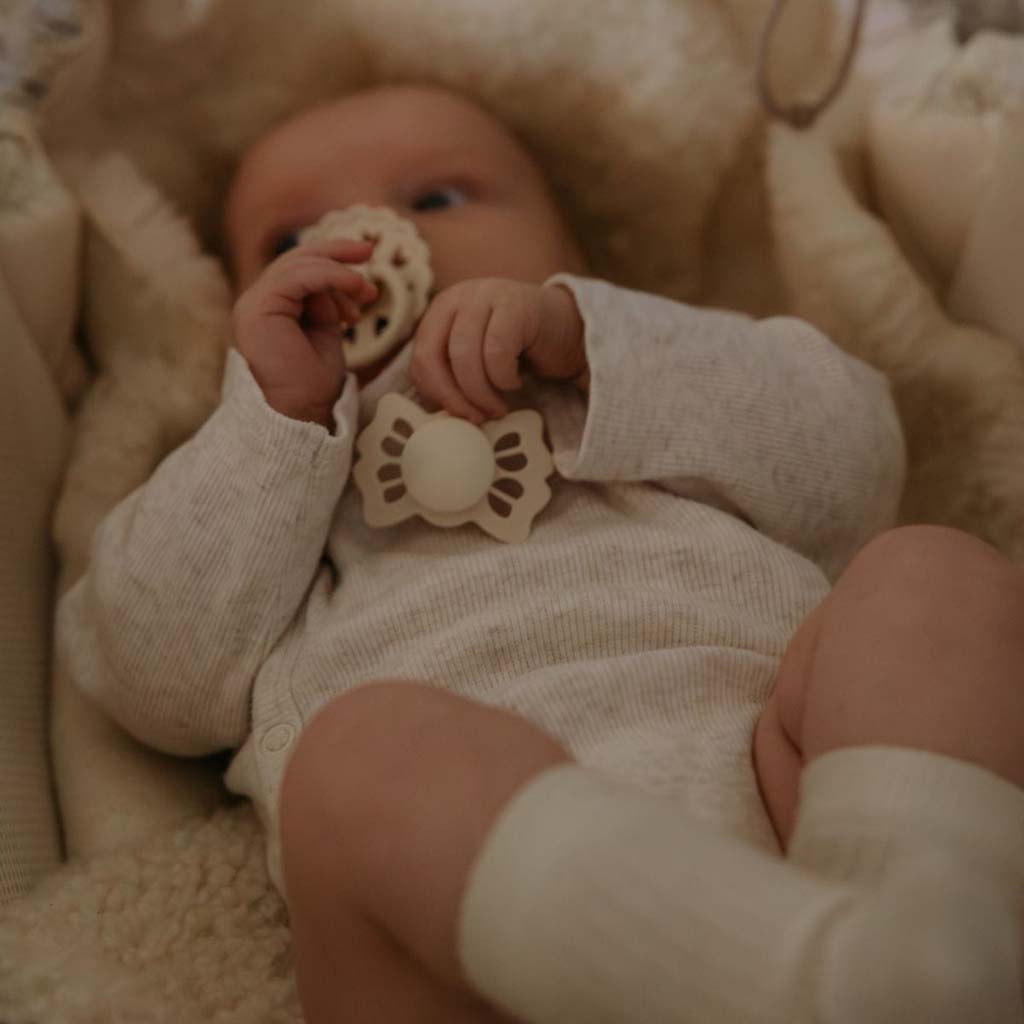 INFO+ Baby's eerste fopspeen pakketje cream