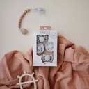 FRIGG Fopspeen 0 - 6 maanden Baby’s First pacifier​ - Moonlight Sailing Powder Blue - 4 stuks