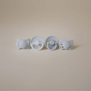 FRIGG Fopspeen 0 - 6 maanden Baby’s First pacifier​ - Moonlight Sailing Powder Blue - 4 stuks