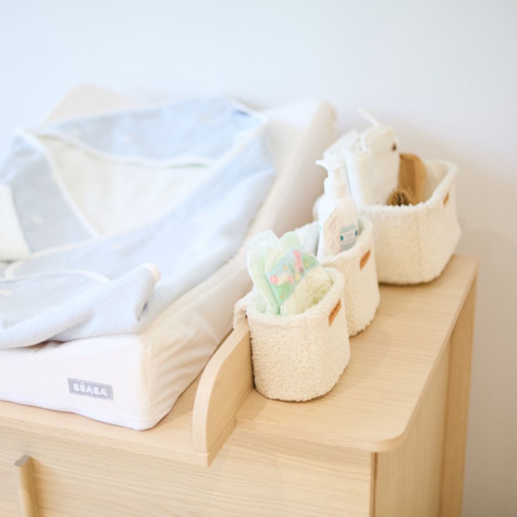 Childhome Opbergmand Teddy Off White - 3 stuks