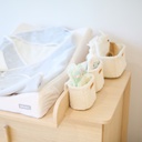Childhome Opbergmand Teddy Off White - 3 stuks