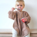 Timboo Slabbetje met mouwen Feather Grey