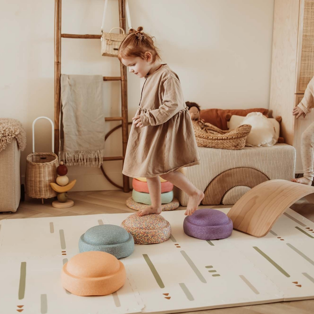 Play&Go Tapis de jeu avec pièces de puzzle Eevaa Farm