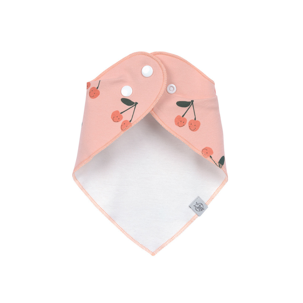 Lässig Bavoir bandana Happy Fruits Cherry - 2 pièces