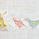 Lässig Bavoir bandana Happy Fruits Lemon - 2 pièces