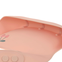 Lässig Bavoir en silicone Happy Fruits Cherry Rosé