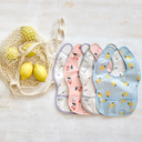 Lässig Bavoir Happy Fruits Lemon bleu - 2 pièces