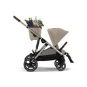 VKS INFO+ WW Gazelle +extra zitje+draagmand almond taupe beige