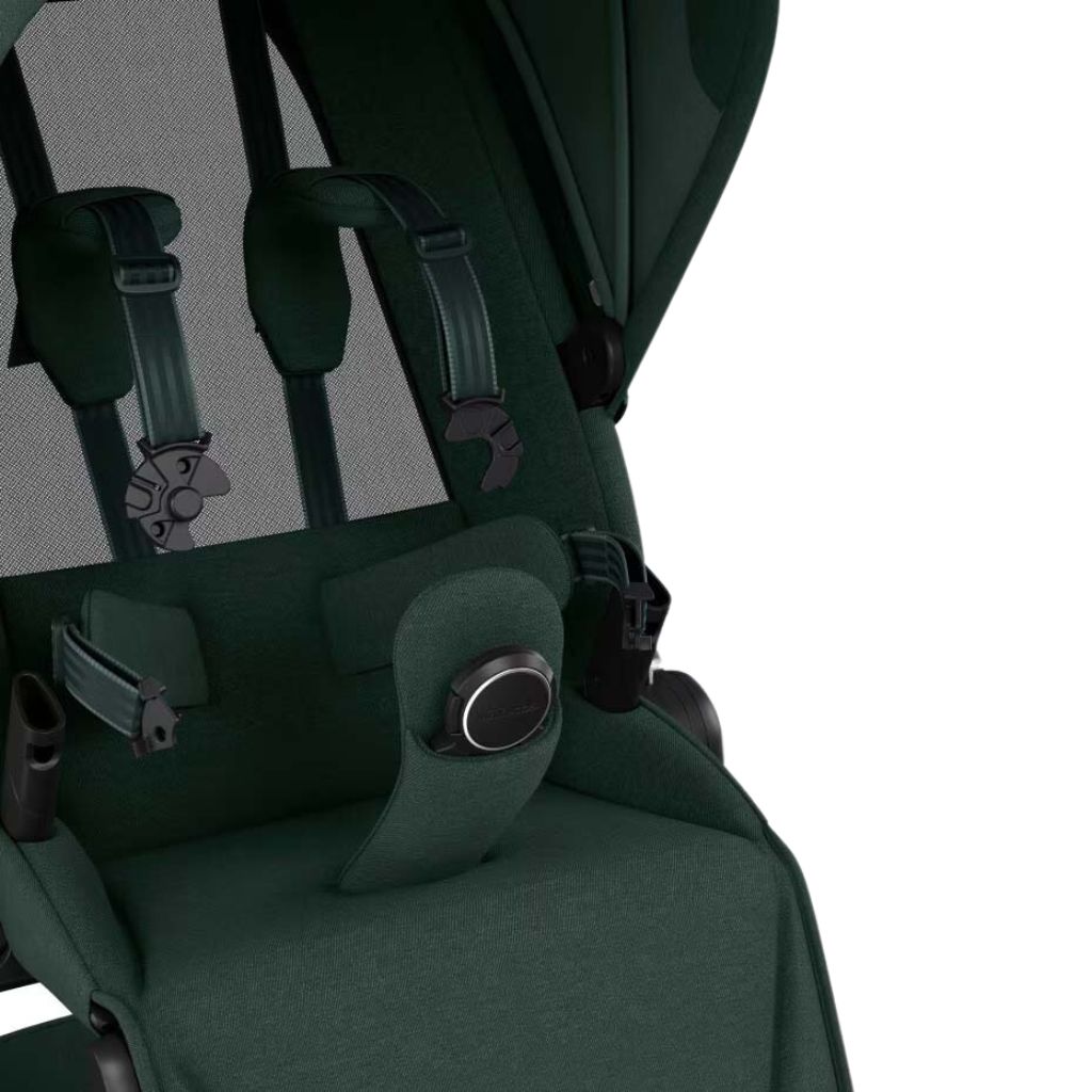 INFO+ VKS FAME kinderwagen TWILLIC GREEN + draagmand