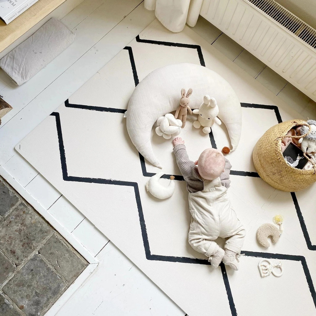 Eeveve Tapis-puzzle Beni Ecru